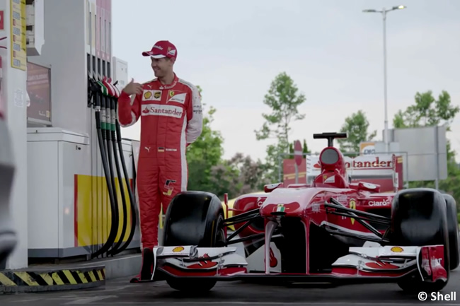 Sebastian Vettel - Ferrari - Shell