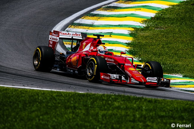 Sebastian Vettel - Scuderia Ferrari - Gran Premio de Brasil 2015