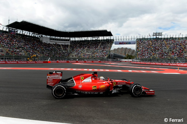 Sebastian Vettel - Scuderia Ferrari - Gran Premio de México 2015