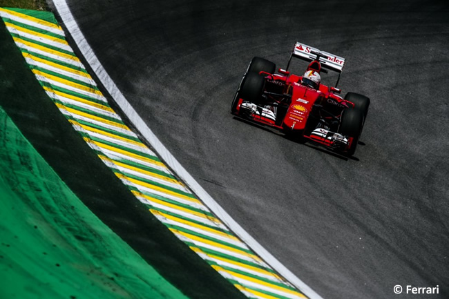 Sebastian Vettel - Scuderia Ferrari - Gran Premio de Brasil 2015