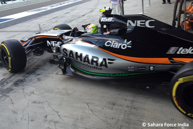 Sergio Pérez - Sahara Force India - GP Abu Dhabi 2015