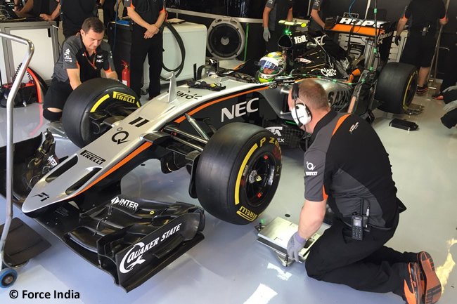 Sergio Pérez - Force India - GP Abu Dhabi 2015