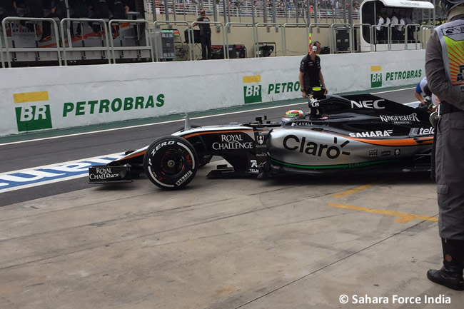 Sergio Pérez - Sahara Force India - Gran Premio de Brasil 2015