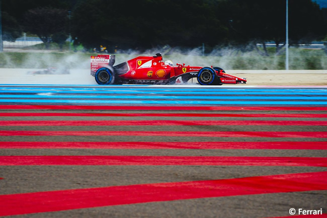 Sebastian Vettel - Scuderia Ferrari - Test Pirelli - Paul Ricard