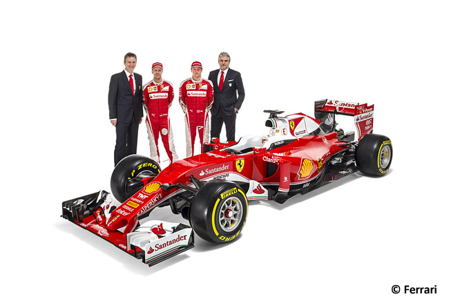 Scuderia Ferrari - SF16-H - Monoplaza 2016 - Sebastian Vettel - Kimi Raikkonen - Maurizio Arrivabene