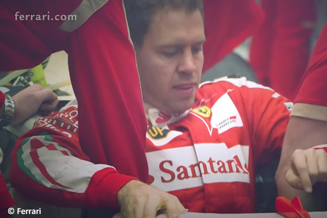 Sebastian Vettel - Scuderia Ferrari - 2016 - Asiento