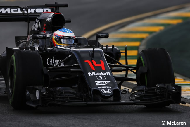 Fernando Alonso - McLaren - Honda - Entrenamientos GP Australia 2016