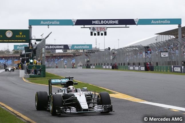 Lewis Hamilton - Mercedes AMG - Entrenamientos Australia 2016