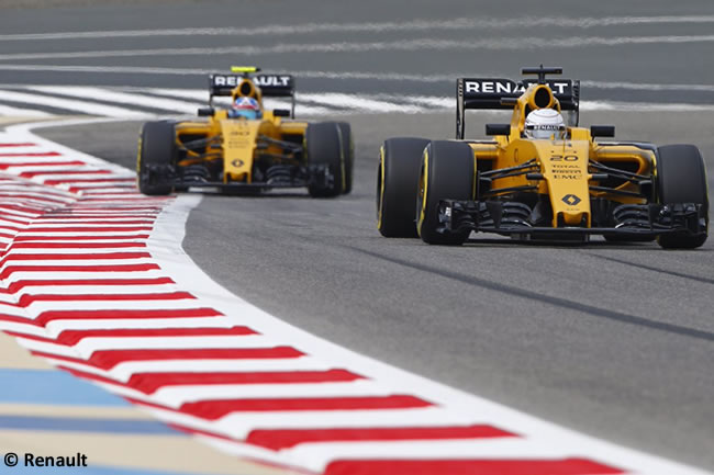 Kevin Magnussen - Jolyon Palmer - Renault - Bahréin - Entrenamientos