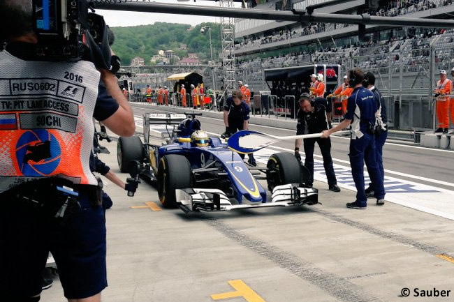 Marcus Ericsson - Sauber - GP Rusia 2016