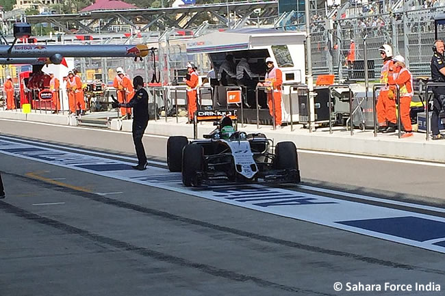 Nico Hulkenberg. Force India - GP Rusia 2016 - Entrenamientos