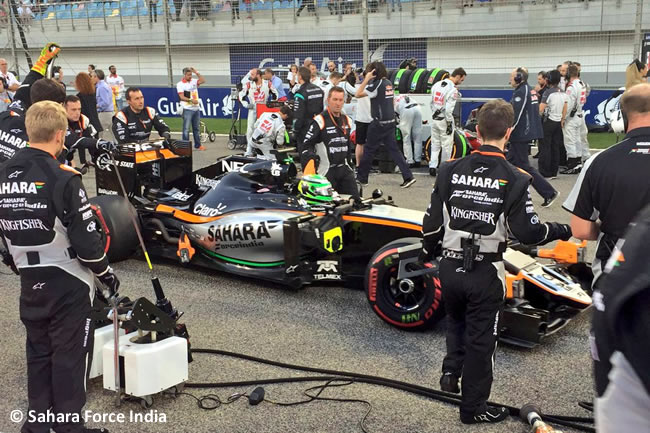 Sergio Pérez - Force India - Gran Premio Bahréin 2016