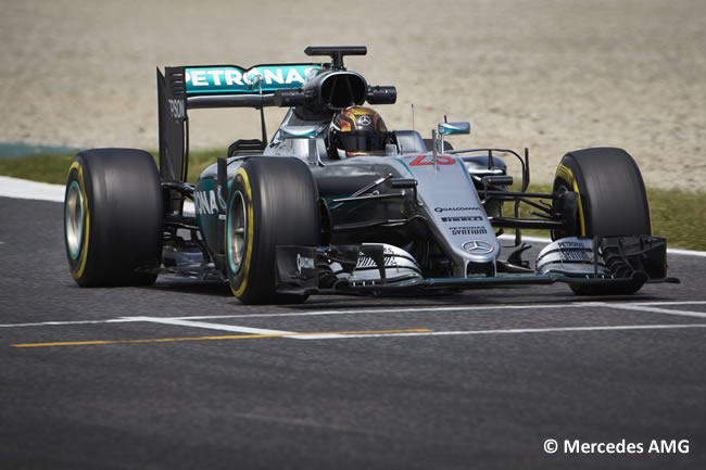 Pascal - Mercedes - Barcelona Test 2016