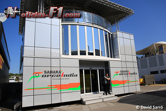 Force India - Motorhome - www.noticias-f1.com - David Sarró