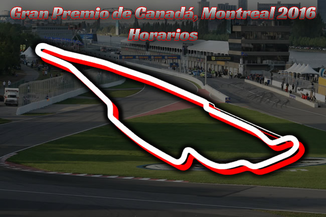 Horarios Gran Premio de Canadá - Montreal