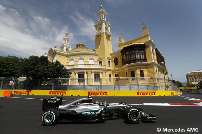 Nico Rosberg - Mercedes AMG - Calificación - GP Europa - Bakú 2016