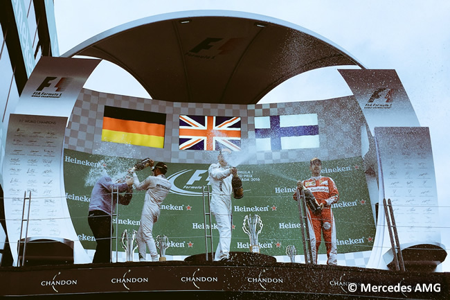 Podio GP Canadá - Lewis Hamilton Victoria - Mercedes AMG