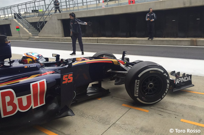 Carlos Sainz - Toro Rosso - Test Silverstone - Día 1 