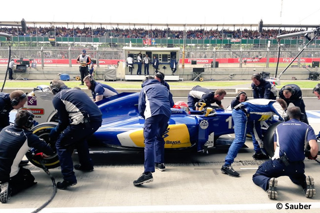 Felipe Nasr - Sauber - Gran Premio de Gran Bretaña 2016 - Entrenamientos