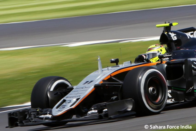 Sergio Pérez - Force India - GP Gran Premio de Gran Bretaña 2016