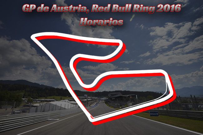 Gran Premio de Austria - F1 2016 - Horarios