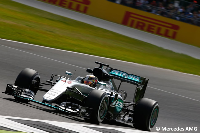 Lewis Hamilton - Mercedes AMG - Gran Premio de Gran Bretaña 2016 - Entrenamientos