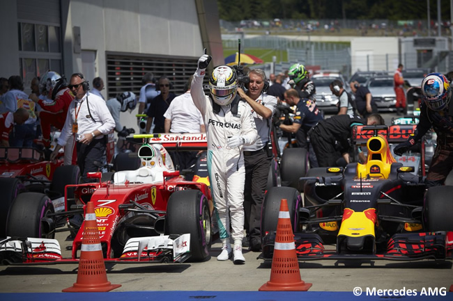 Lewis Hamilton - Mercedes - Pole - GP Austria 2016