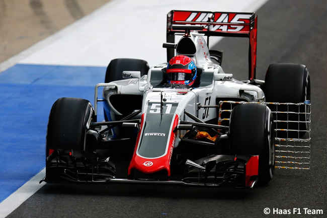 Santino Ferrucci - Haas - Test Silverstone 2016 - Día 2