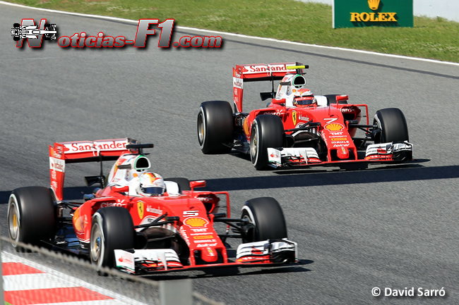 Sebastian Vettel - Kimi Raikkonen - Scuderia Ferrari - www.noticias-f1.com - David Sarró