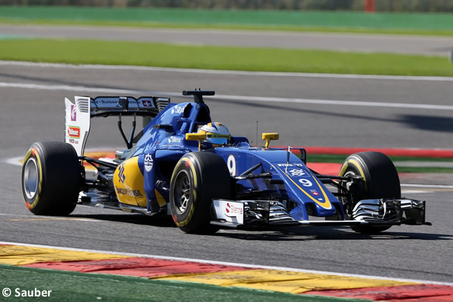 Marcus Ericsson - Sauber - GP Bélgica 2016