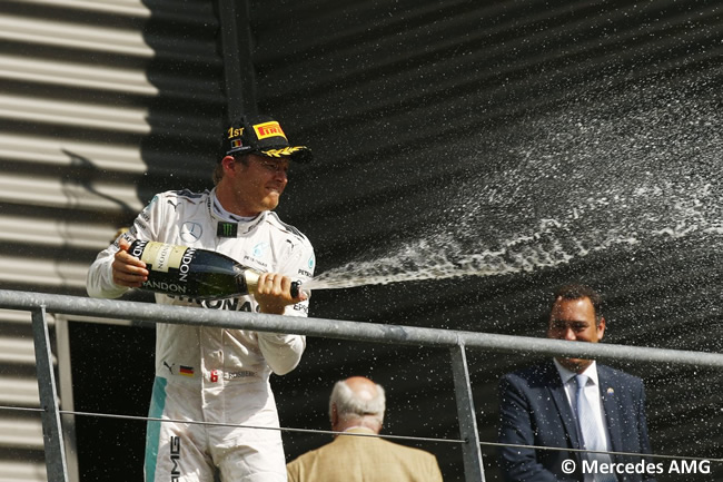 Nico Rosberg - Victoria gp Bélgica 2016