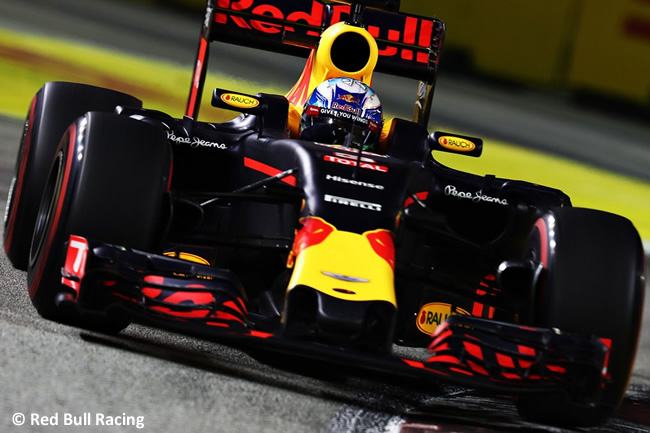 Daniel Ricciardo - Red Bull Racing- Carrera - GP Singapur 2016
