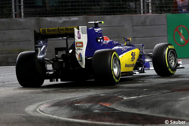 Felipe Nasr - Sauber - Carrera - GP Singapur 2016