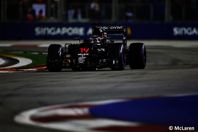 Fernando Alonso - McLaren - GP Singapur 2016