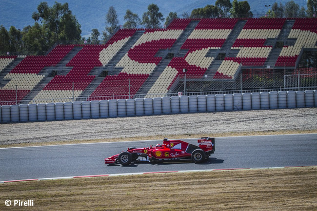 Kimi Raikkonen - Scuderia Ferrari - Test Pirelli Barcelona Día 1