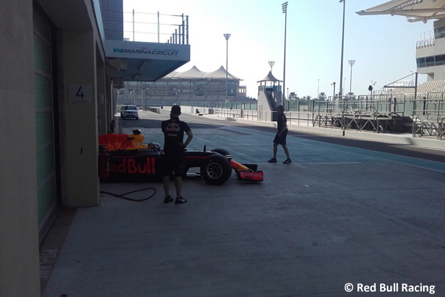 Pirelli - Abu Dhabi 2016 - Test 2 neumáticos - Red Bull Racing 