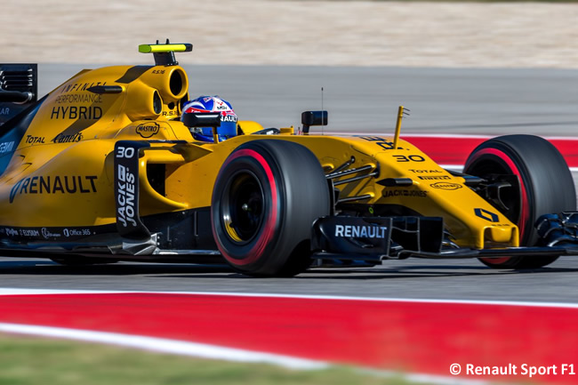 Jolyon Palmer - Renault Sport - Sábado - GP EE. UU. 2016