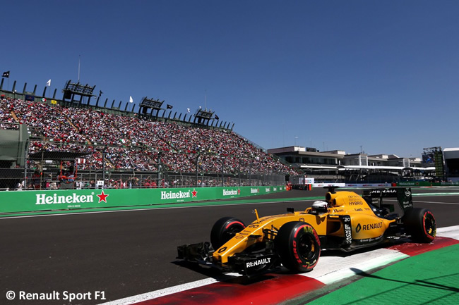 Kevin Magnussen - Renault Sport - GP México 2016 - Domingo