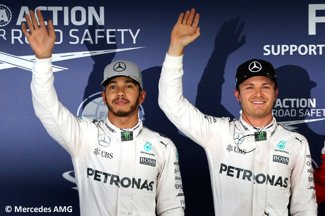 Nico Rosberg - Lewis Hamilton -Mercedes AMG - Sábado GP Japón 2016