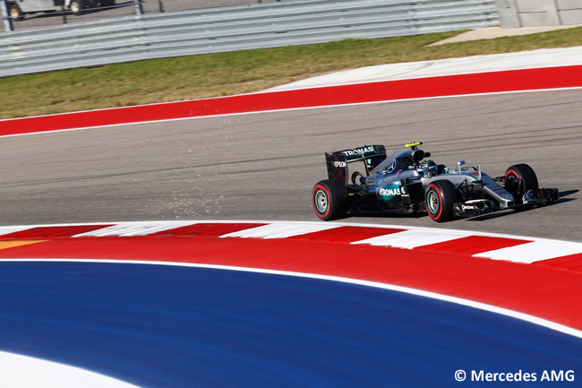 Nico Rosberg - Mercedes AMG - Viernes GP EE. UU. 2016