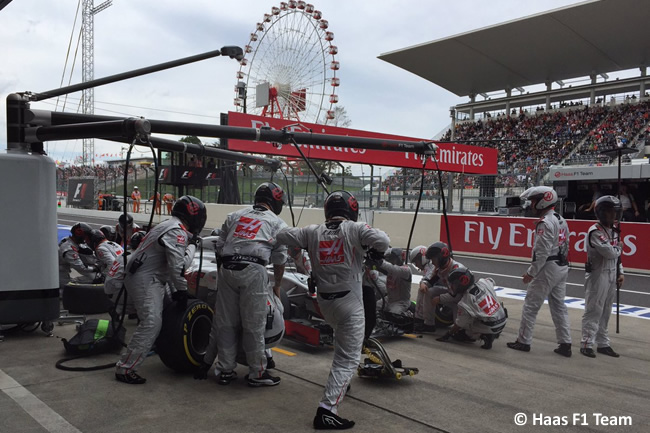 Haas F1 - Domingo GP Japón 2016