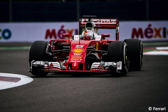 Sebastian Vettel - Scuderia Ferrari - GP México 2016 - Domingo