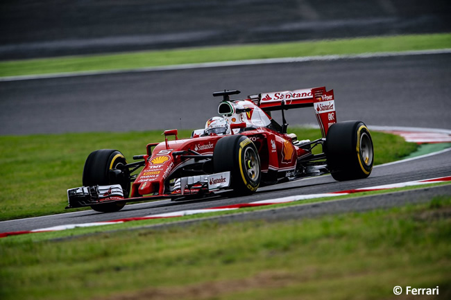 Sebastian Vettel - Scuderia Ferrari - Domingo GP Japón 2016