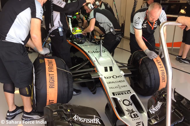 Sergio Pérez - Force India - Sábado - GP EE. UU. 2016