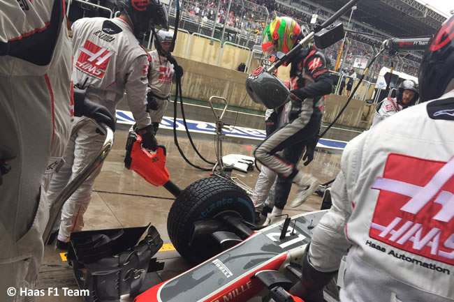 Esteban Gutiérrez - Haas - GP Brasil 2016 - Domingo