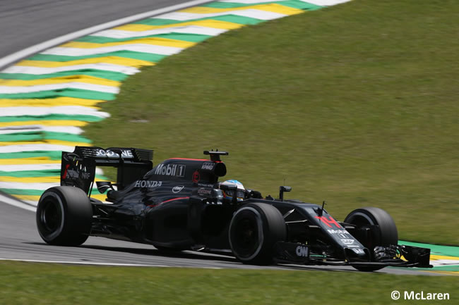 Fernando Alonso - McLaren - GP Brasil 2016 - Sábado