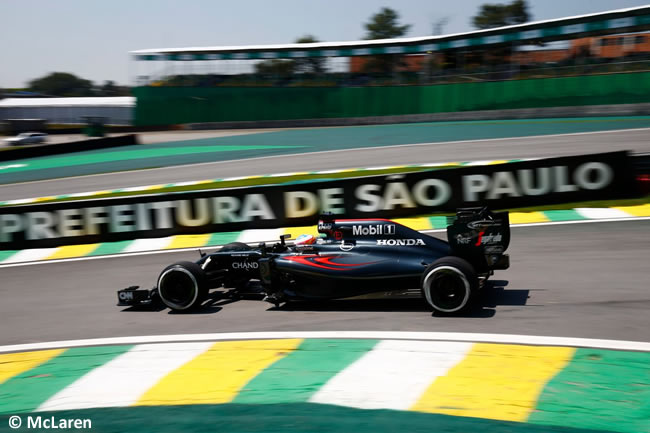 Fernando Alonso - McLaren - GP Brasil 2016 - Viernes