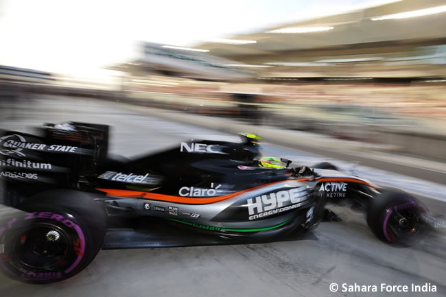 Force India - Carrera GP Abu Dhabi 2016