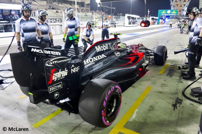 Jenson Button - McLaren - GP de Abu Dhabi