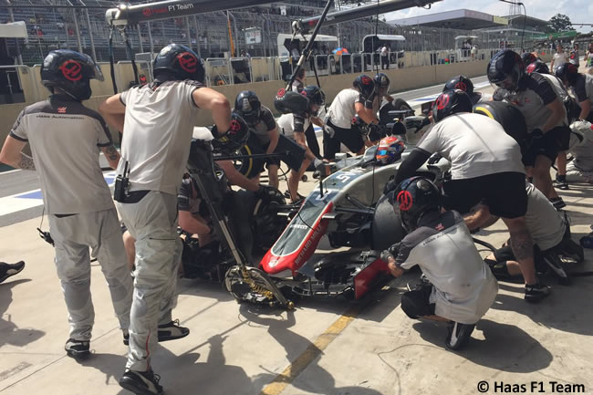 Romain Grosjean - Haas F1 - GP Brasil 2016 - Viernes